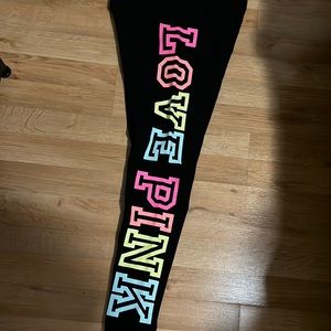 Pink brand cotton leggings